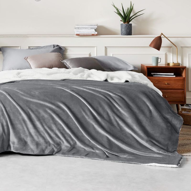 Couverture double épaisseur chaude pour lit d'hiver, couverture polaire douce en flanelle double face, housse de canapé, literie_voghion.com