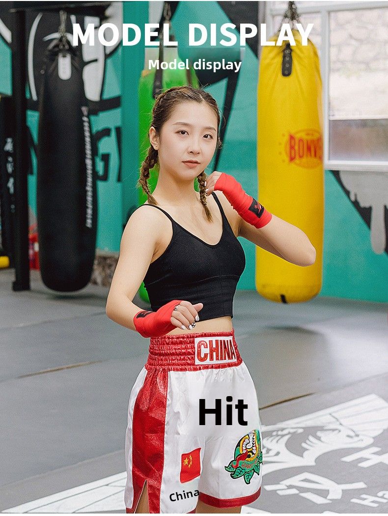 Guanti da combattimento da 5 m per boxe, fasce per le mani da combattimento, Muay Thai, Sanda, sacco da boxe_voghion.com