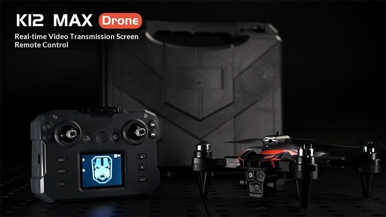 Hold Cross-Border New Product K12Max Brushless Quadcopter Screen-Control Remote Control Aircraft HD Real-Time Aerial_voghion.com