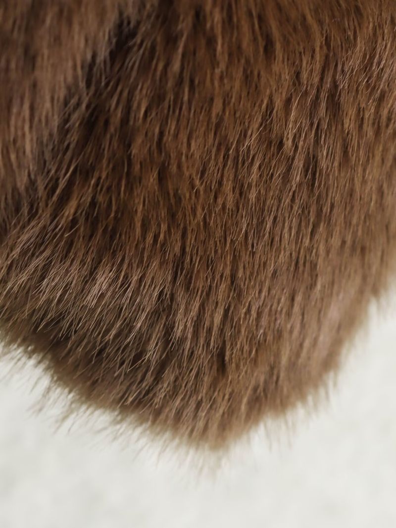 Cross-Border European And American Leather Effect Lapel Long Sleeve Woolen Coat 2025 Winter Fashion B88792_voghion.com