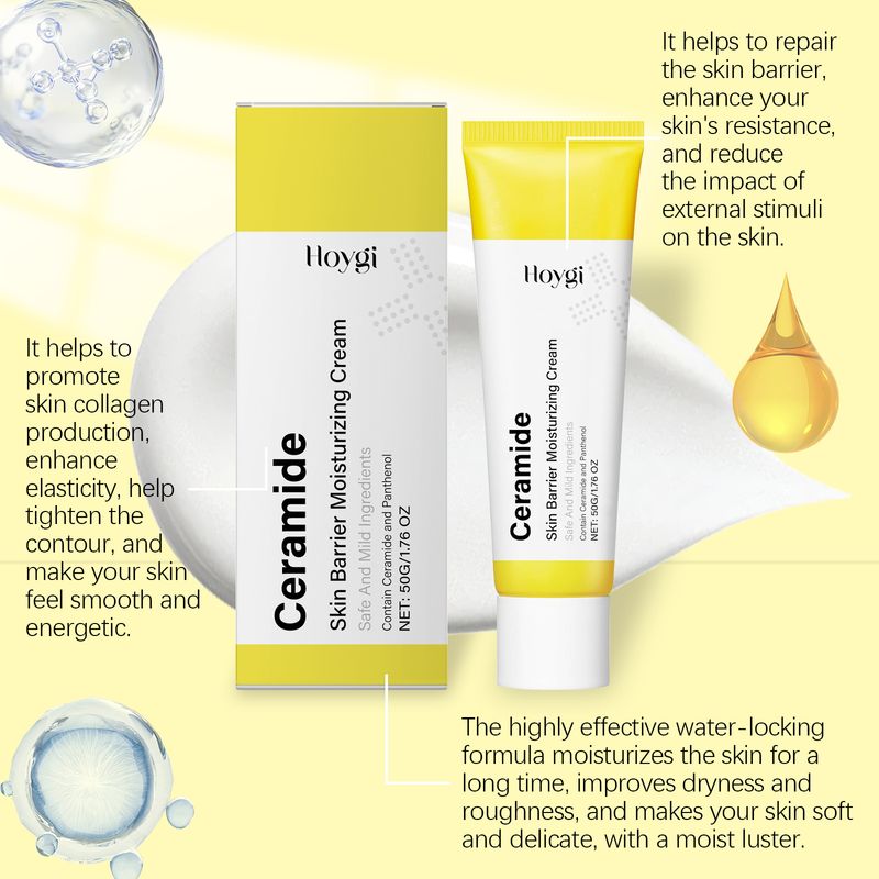Hoygi Ceramide Moisturizing Nourishes, Hydrates, Tightens, Softens And Moisturizes Skin Face Cream_voghion.com