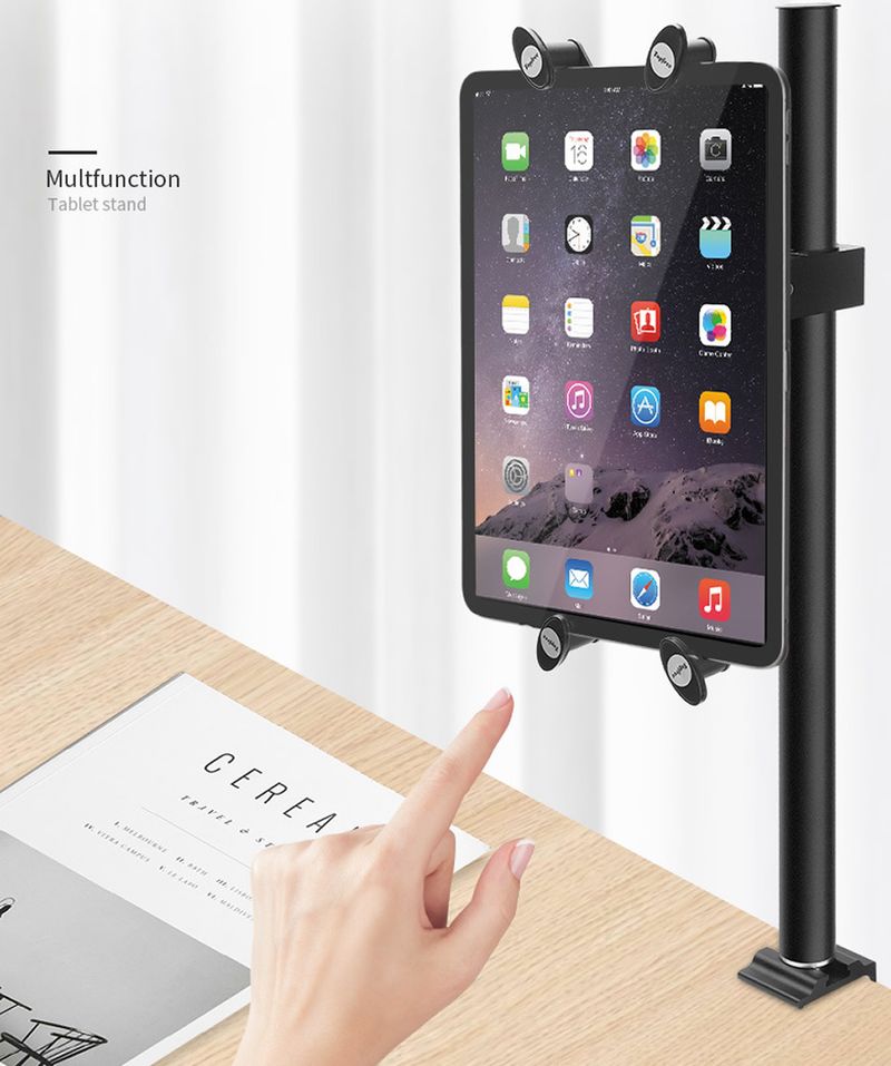 360 ° Rotation Mount Tablet Stand Aluminum Alloy Wall Hang Bracket Holder For IPhone IPad Xiaomi Mipad Universal 7-13_voghion.com
