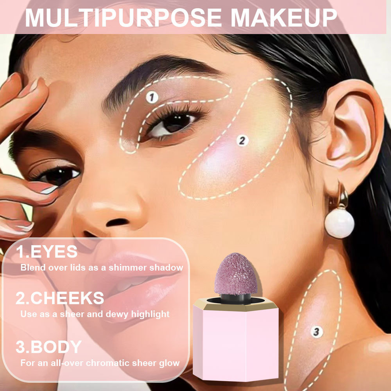 3D Face Brighten Highlighter Stick Cosmetics Waterproof Face Contour Bronzer Shimmer Liquid Highlighter Stick_voghion.com