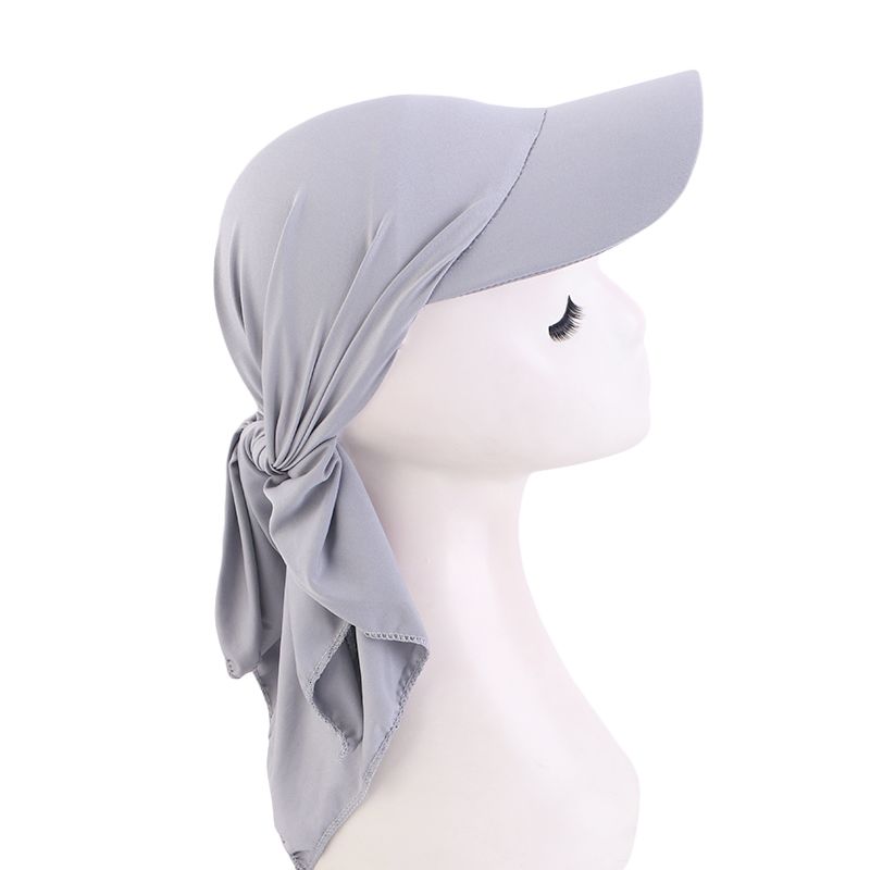 Neu Instant Hijabs Kappe für Frauen Voile Muslimischen Sonne Hüte Schal Wrap Baseball Caps Bandana Hijab_voghion.com
