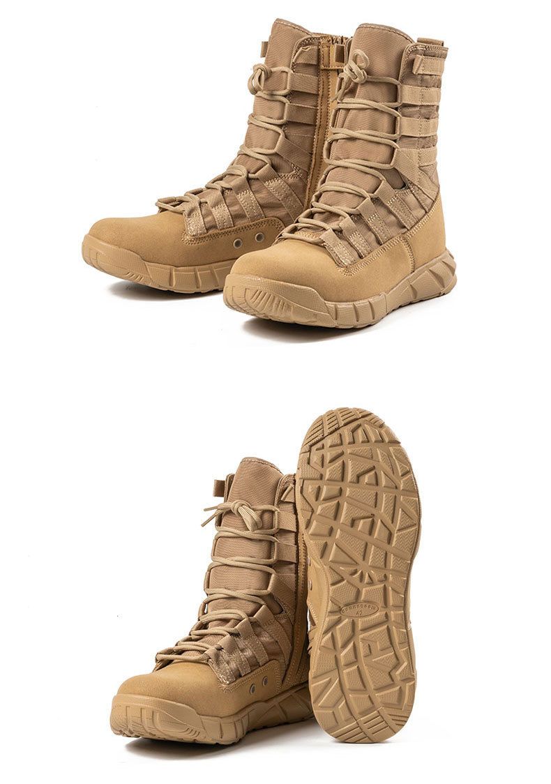 Nouveau Bottes d'entraînement de Combat légères, montantes, vertes, marron, désert_voghion.com