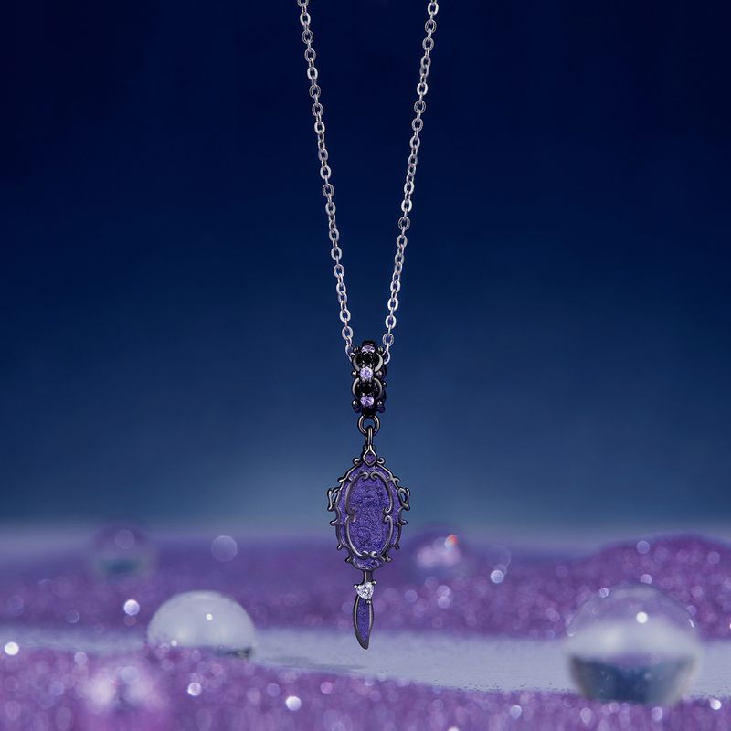 Magic Mirror Pendant Charm Sterling Silver Charm_voghion.com