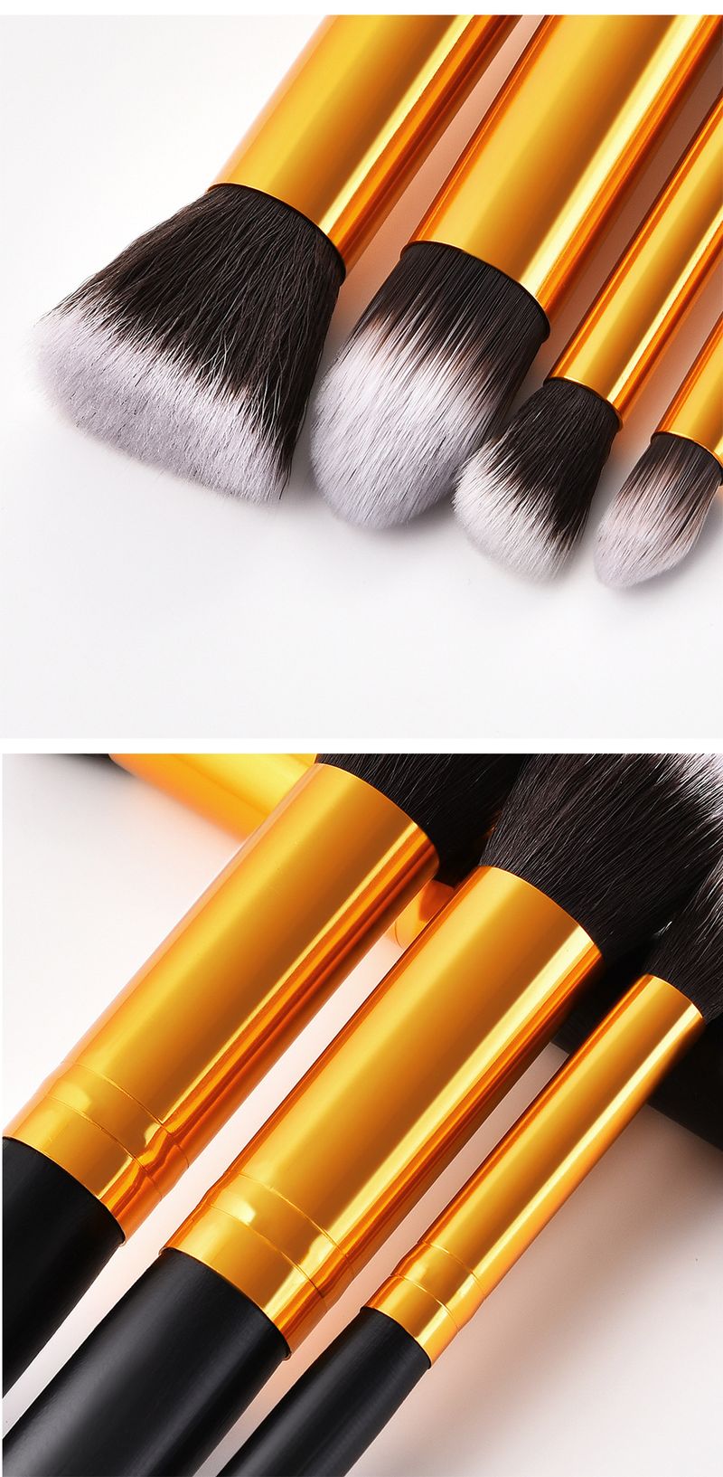 Makeup Tool Kits 10 Piece Makeup Brush Set 5 Large And 5 Small Makeup Brushes 5 Large And 5 Small Makeup Brushes_voghion.com