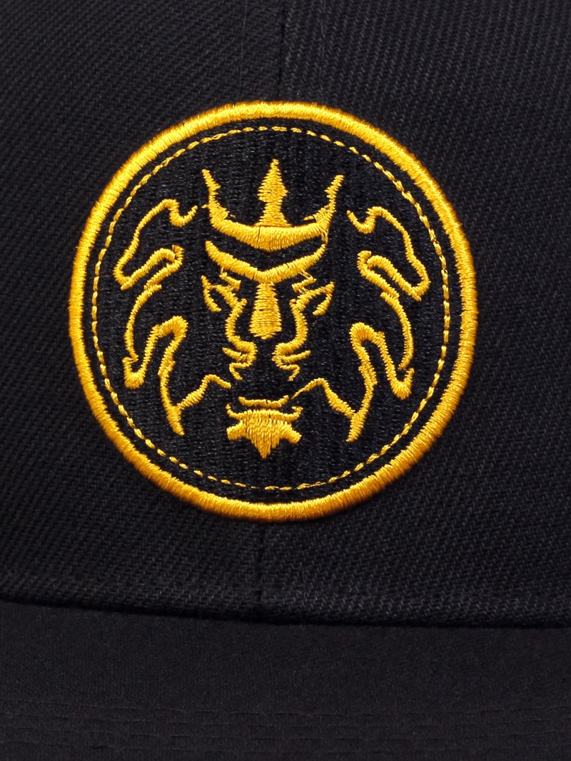 Bestickt mit einem goldenen Löwenmuster, modisch vielseitig. Die Kuppel ist verstellbar, süß, cool, hübsch,_voghion.com