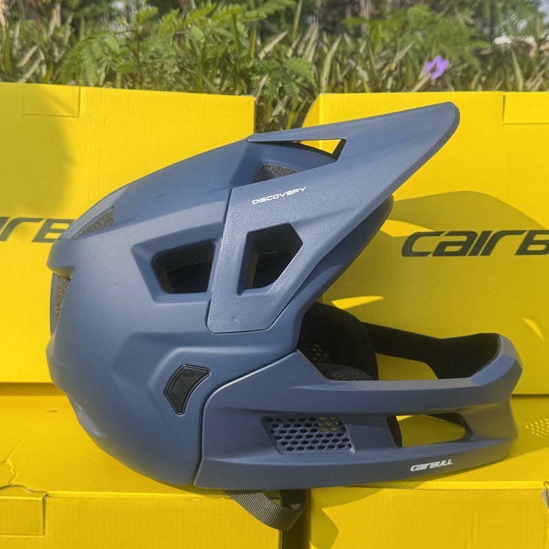Casque intégral de vélo de montagne à menton amovible, ultra-léger, pour descente, cross-country, route forestière, tout-terrain, queue souple_voghion.com