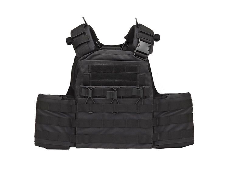 Gilet tactique robuste à dégagement rapide – Gilet camouflage modulaire pour airsoft, entraînement de survie et opérations sur le terrain (Coyote/OD Green) – Polyester 1000D_voghion.com