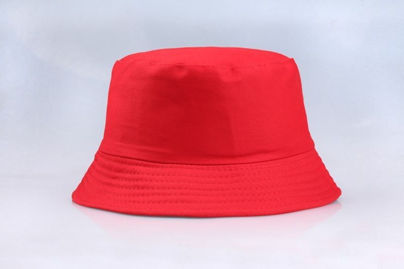 Unisex Personalized Fisherman Basin Fashion Flat Visor Sun Block Pure Cotton Round Hat_voghion.com