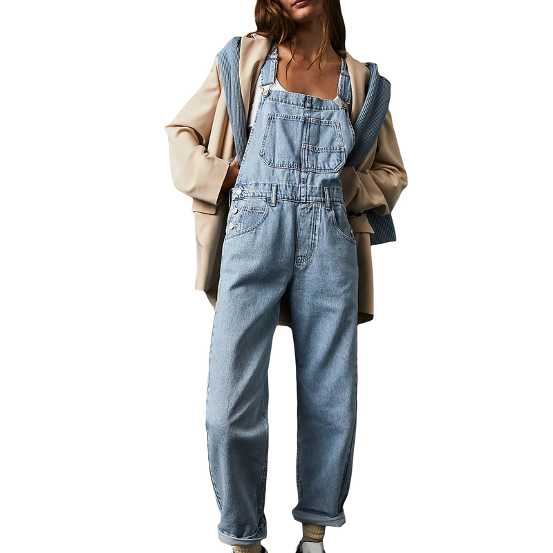 casual loose denim overalls trousers for women_voghion.com