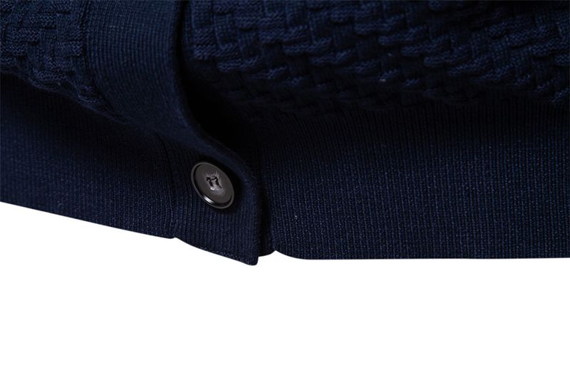 Giacca in maglia con scollo a V autunno e inverno 2024, cardigan di taglia europea, giacca in maglia da uomo di tendenza slim fit_voghion.com