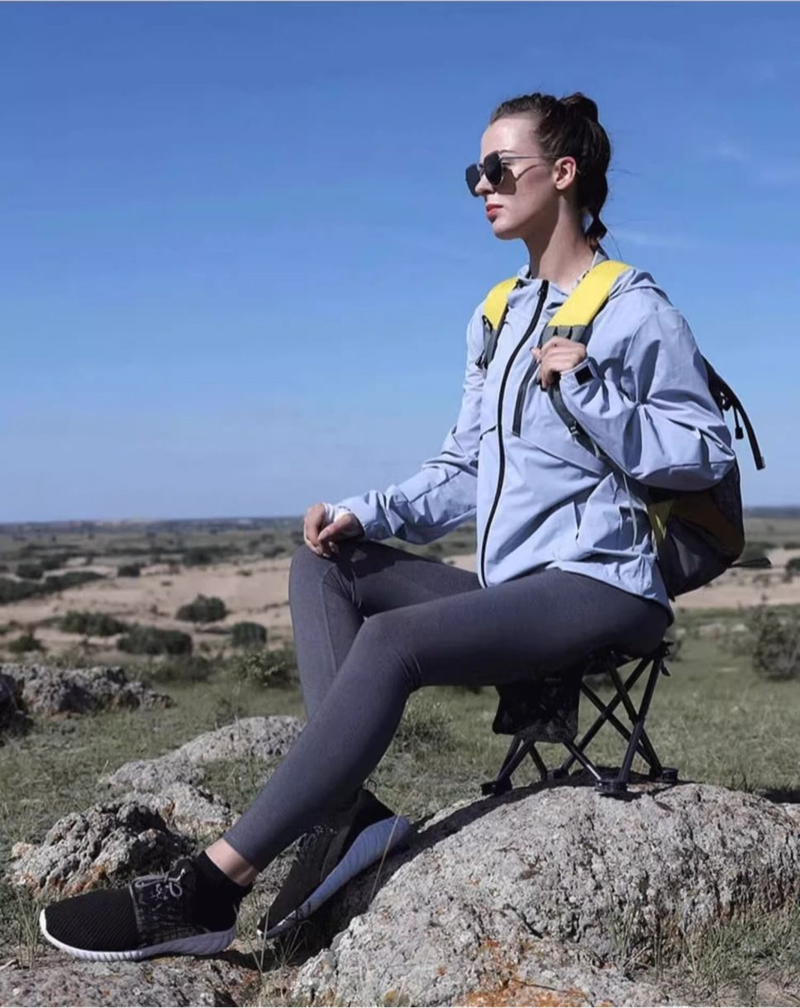 KingCamp Folding Outdoor Fishing Chair Travel Subway Queue Portable Stool Home Bench_voghion.com