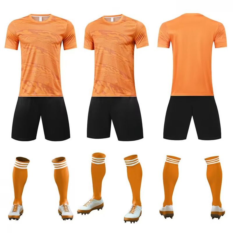 Rapid training competitie team uniform, student kinderen volwassenen korte mouwen shirt, voetbal pak set, heren en_voghion.com
