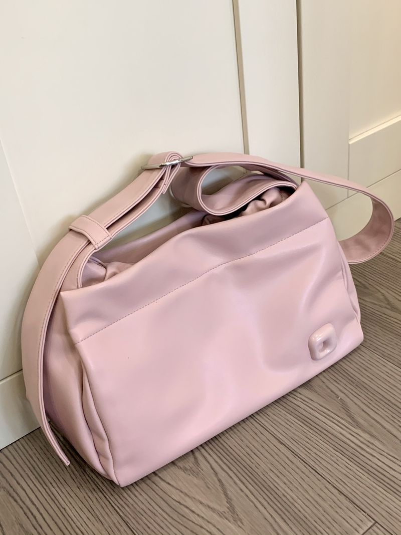 Borsa da donna nuova e versatile per pendolarismo ad alta capacità, casual, con tracolla, coulisse e fibbia_voghion.com
