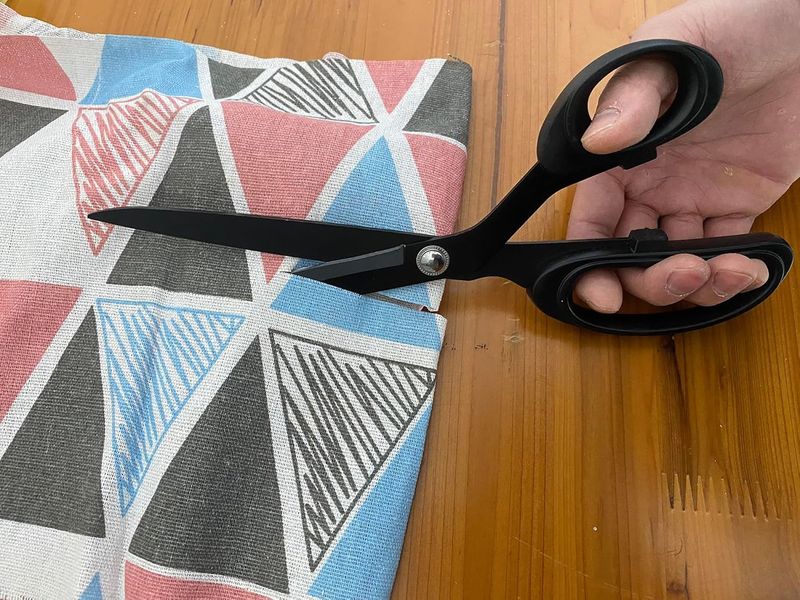Black Fabric Scissors For Adults,Titanium Coating With Stainless Steel Blade, For Dressmaking, Leather Professional Sewing Fabric, Crafting And Home General Use, 10 Inch_voghion.com