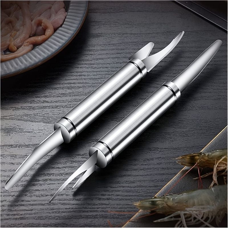 Knives Maw Shrimp Shrimp 1 Household 5 Line Scale In 2pcs Knife For K Multifunctional Line Tool Fish Fish Planer Seafood Knife;_voghion.com
