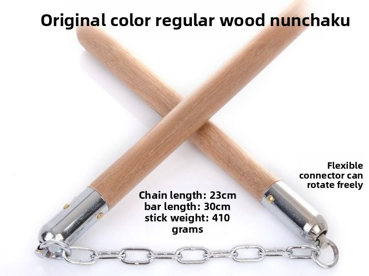 Legno colorato per pratica, esibizione e autodifesa, Sti speciale, sezione doppia in legno massello naturale realistico_voghion.com