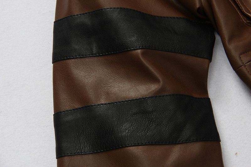 Herren-Lederjacke aus PU mit mehreren Taschen – Stilvolle Bikerjacke im Utility-Design (M-XXXL)_voghion.com