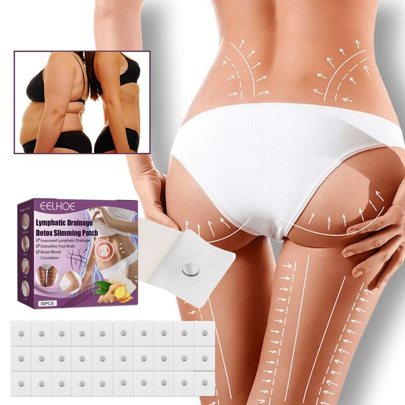 Aspirație magnetică limfatică pentru abdomen mare, talie strânsă, plasture de slăbire pentru defecare și modelarea corpului_voghion.com