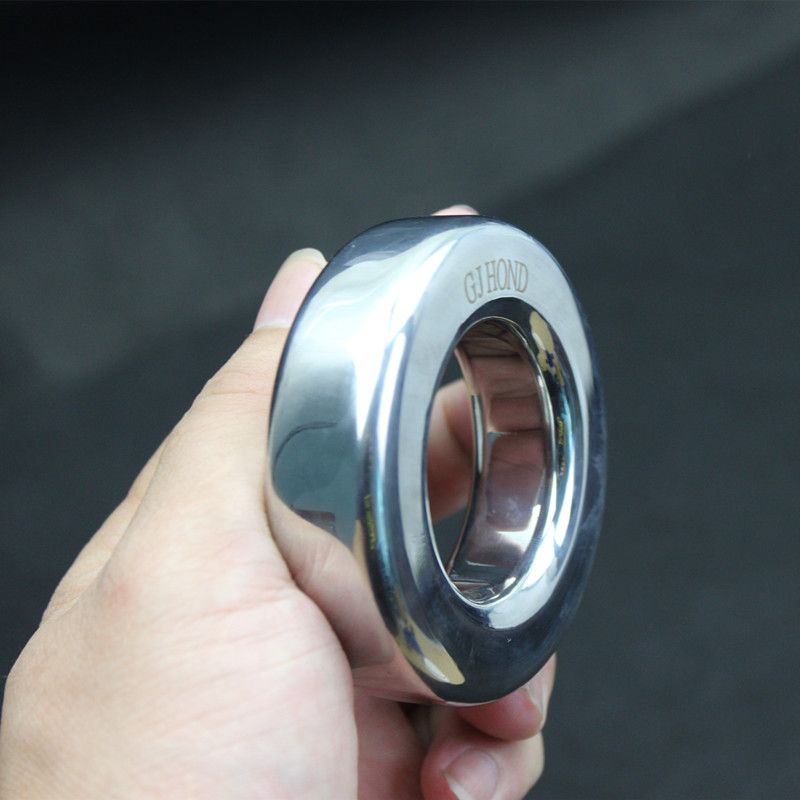 Benutzerdefinierte Größe + 7 Größen Hodensackring Hodensack Anhänger Edelstahlringe Erwachsene Produkte Sexspielzeug für Männer BB2-2-134_voghion.com