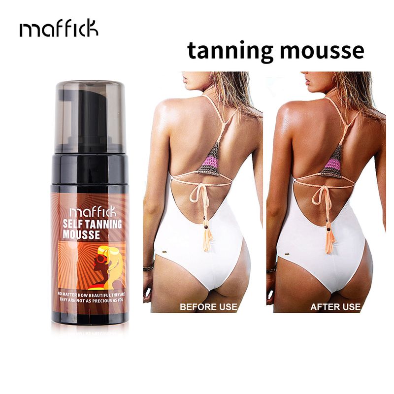 Scrub e trattamenti per il corpo Maffick Tanning Mousse Bubble Bronze Sun Free Sunbathing Sun Boosting Spot_voghion.com