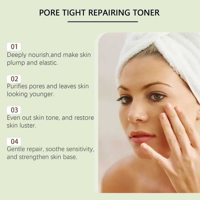 Viareline Green Tea Moisturizing Toner Gloss Oil Control Clean Balance Skin Moisturizing Moisturizing Skincare Set_voghion.com