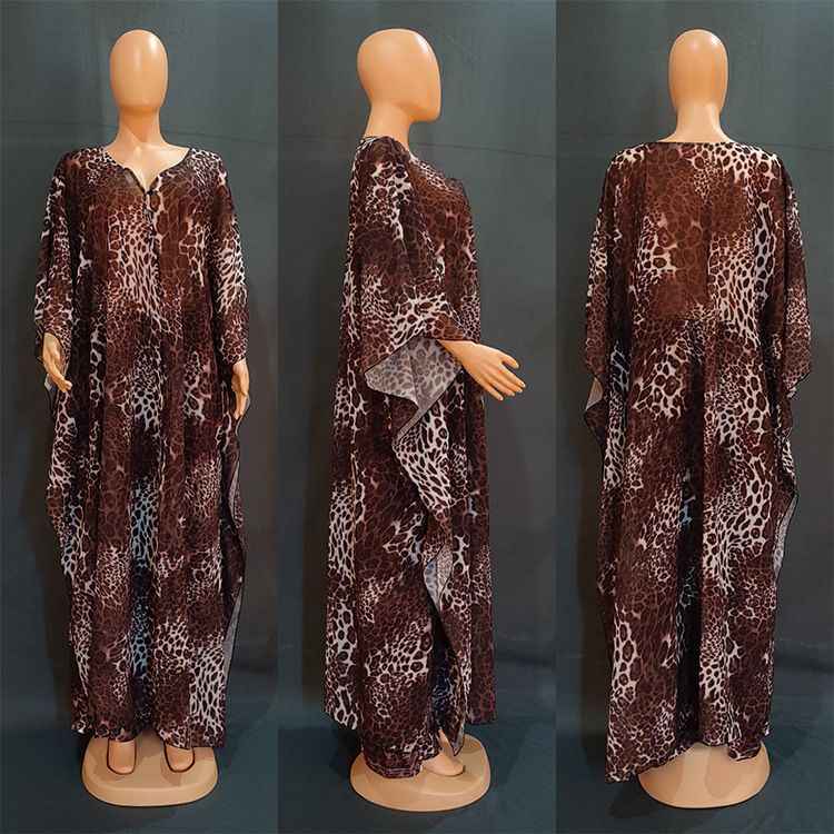 Dameskleding Gewaad Chiffon Losse Jurk Broek Tweedelig Pak_voghion.com