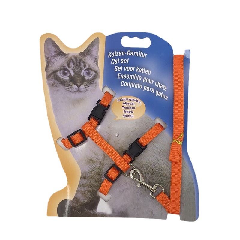 Haustiergeschirrkette Mehrere Farben erhältlich Katzenleine_voghion.com