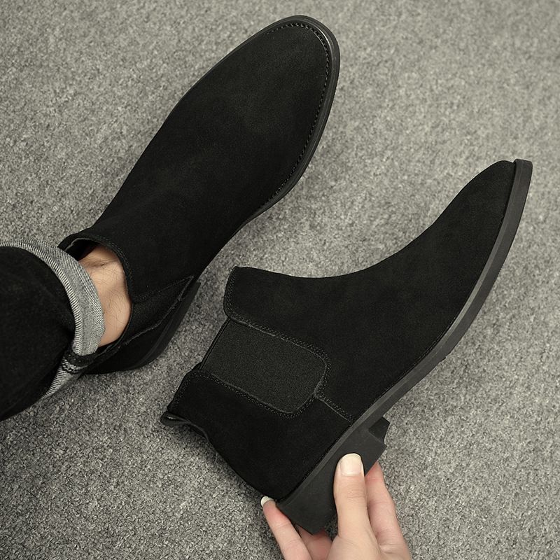 Martin Boots Herren High-Top Lederschuhe Chelsea Boots Herren Mid-Top Herrenschuhe Herren Style Herrenstiefel Atmungsaktiv_voghion.com