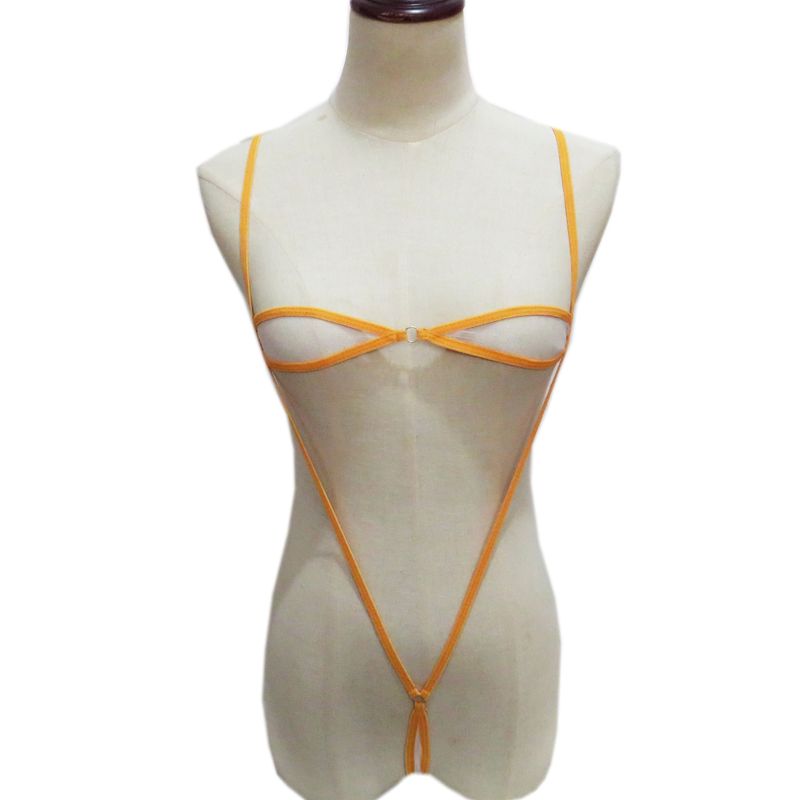 Costume de baie mini pentru femei, costume de baie sexy, transparente, cu trei puncte, tip bikini, model plasă_voghion.com