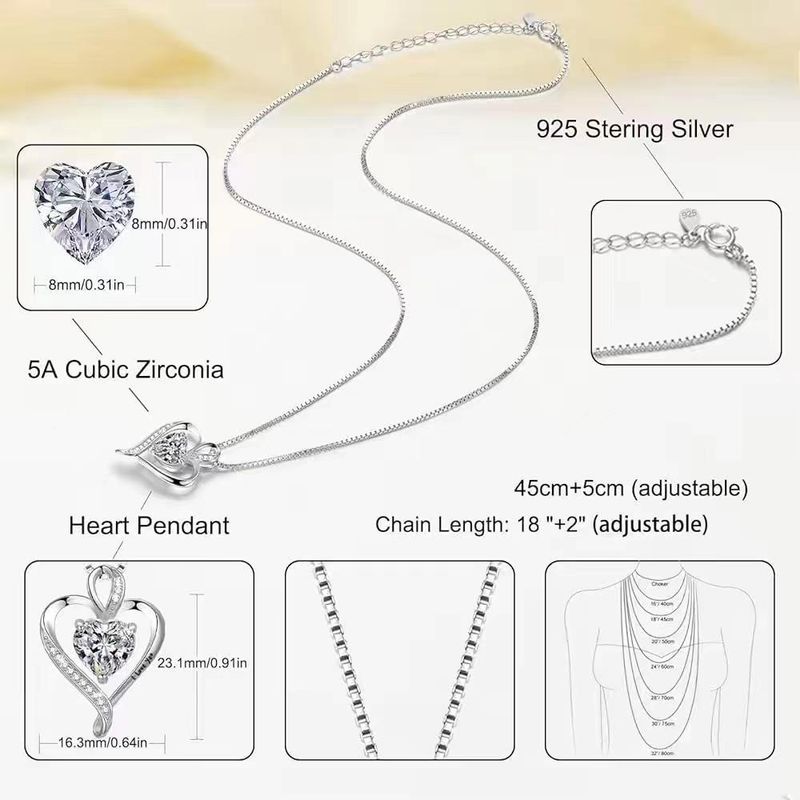 12 Farbanhänger unendliche Liebe Form Diamant kreative Schmuck Halskette_voghion.com