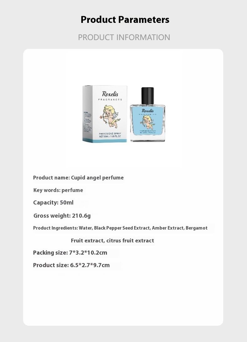 Cupid Angel Fragrance Rich Cologne Releases Charm Elegant Charm Lingering Fragrance Cologne Parfum_voghion.com