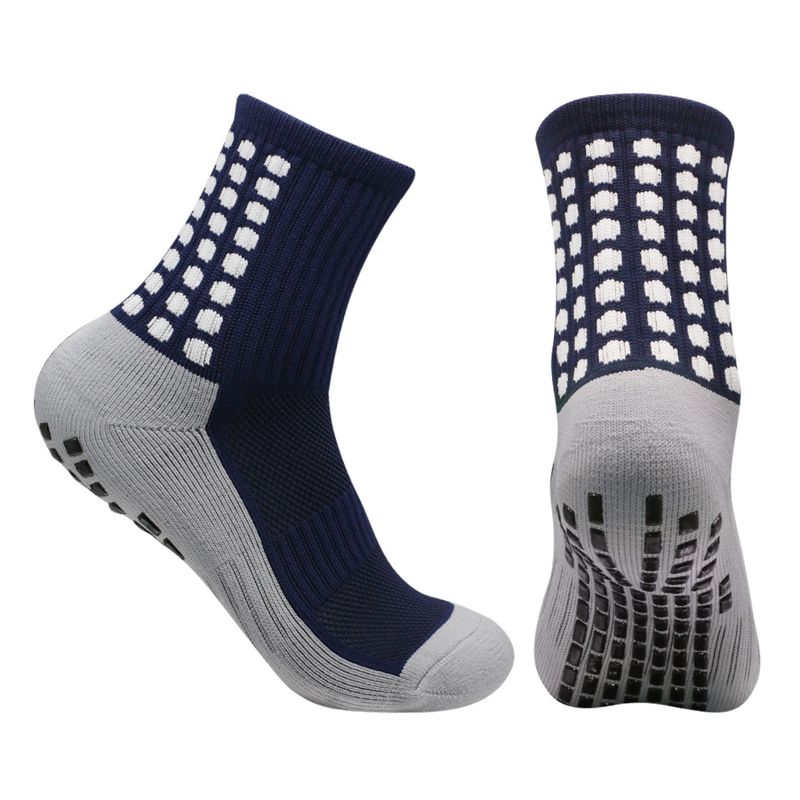 Sporta zeķes, futbola zeķes, biezas, ar dvieli apakšmalu, neslīdošas zeķes, skriešanas zeķes, basketbola zeķes, riteņbraukšanas zeķes, vidēja izmēra caurulītes, punktētas jogas zeķes_voghion.com