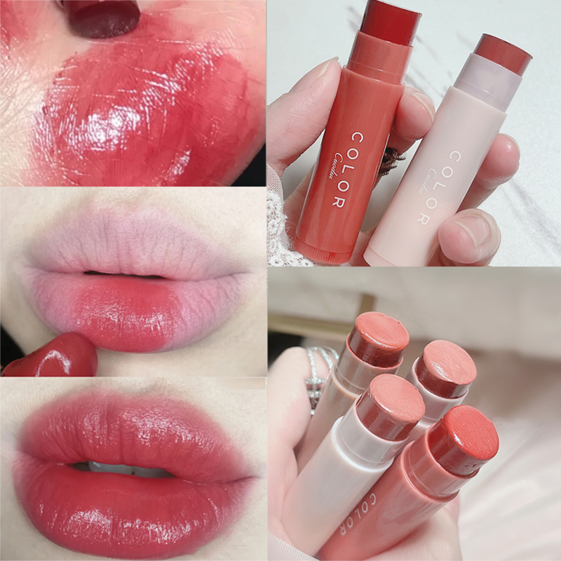 Rouge à lèvres imperméable, brillant miroir, hydratant longue durée, rose, cristal, teinte, Type presse Li_voghion.com