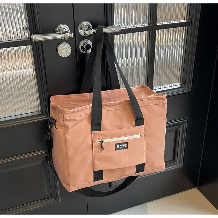 Modieuze lichtgewicht sport-fitnesstas Grote capaciteit Verplaatsbare draagbare opbergtas Schoenen Droog en nat Scheiding Yoga-trainingstas_voghion.com