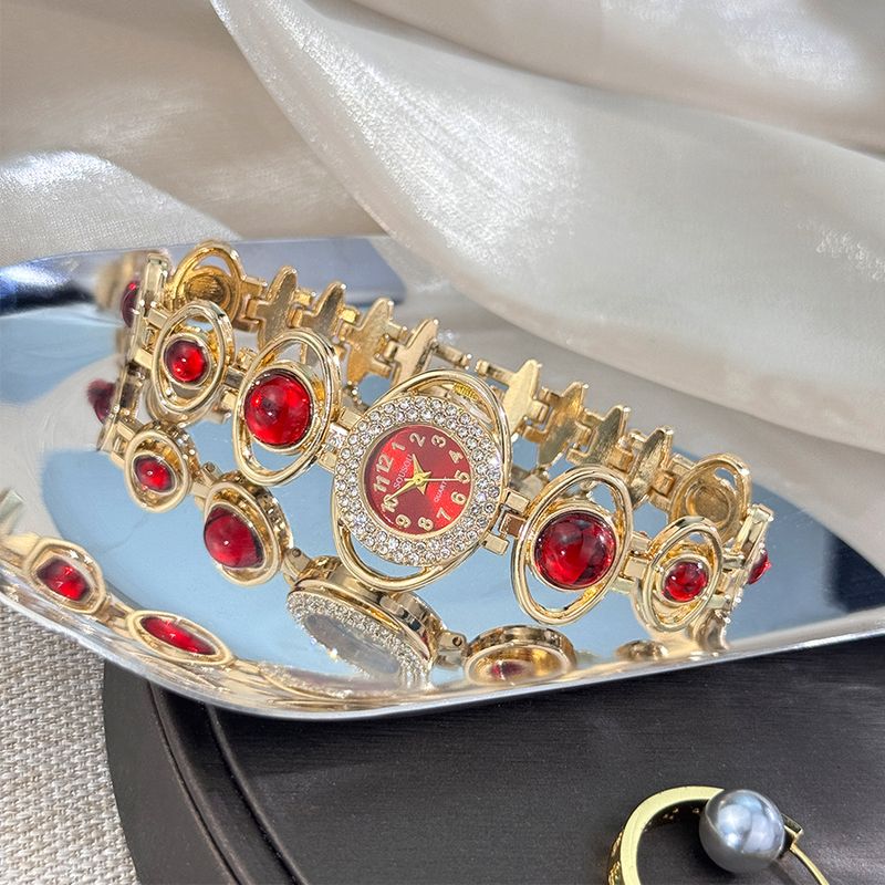 Orologio da donna alla moda, digitale, di lusso, con pietra, semplice, con decorazione a forma di nebulosa, per lavoro quotidiano, compleanno, anniversario, regalo di San Valentino_voghion.com