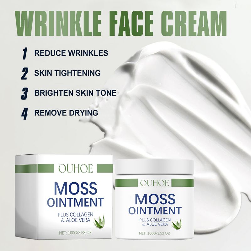 OUHOE Gesichts kollagen aloe essenz feuchtigkeitsspendende und erfrischende hautpflege gesichts creme_voghion.com