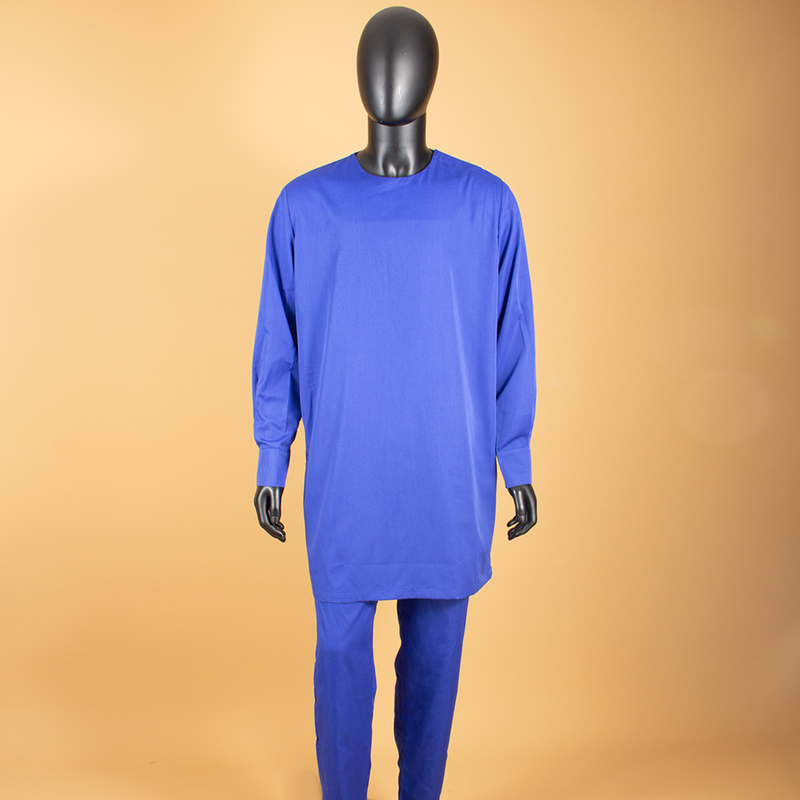 Männerkleeder Afrikanesch ethnesch eenfaarweg Kotteng Männer Casual Jackett + Hosen + Mantel_voghion.com