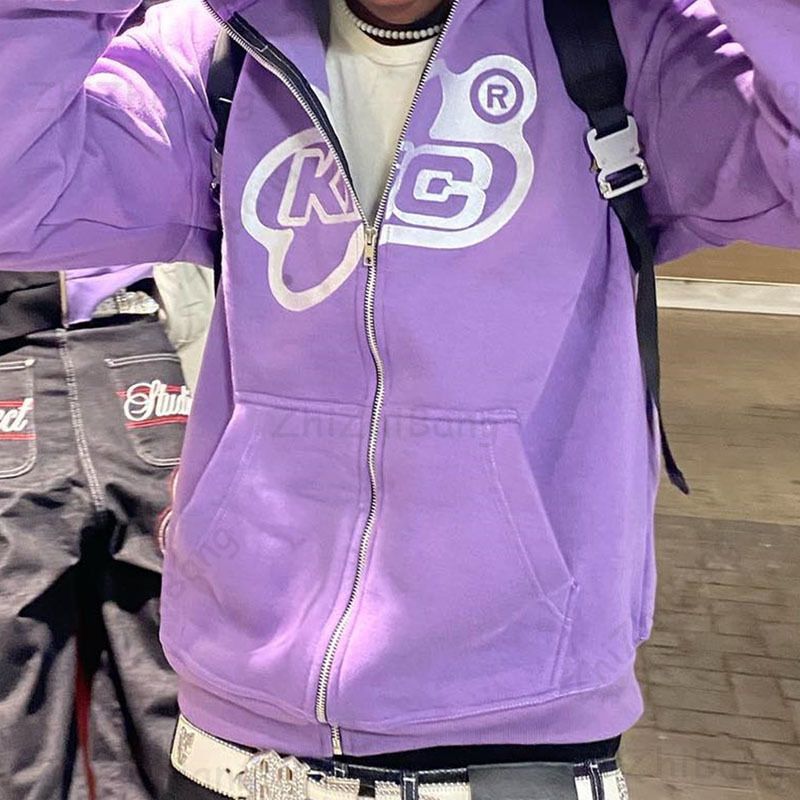 Y2 Foam Kapuzenpullover Herren Einfarbig Trendy Brand Ins Vielseitiges Sportoberteil Lockere Freizeitjacke Herren_voghion.com