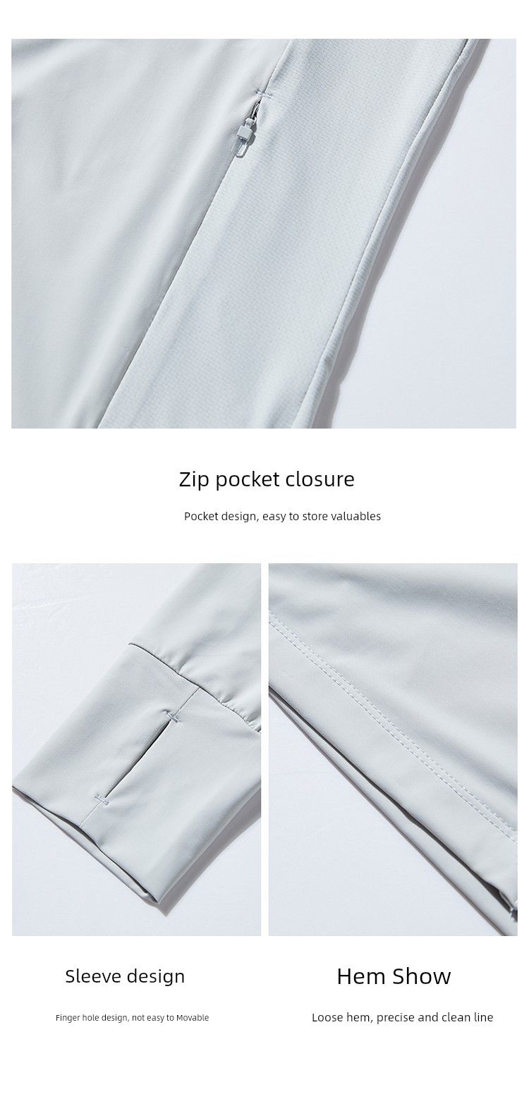 Suvine jääsiidist jahe hingav professionaalne päikesekaitseriietus_voghion.com