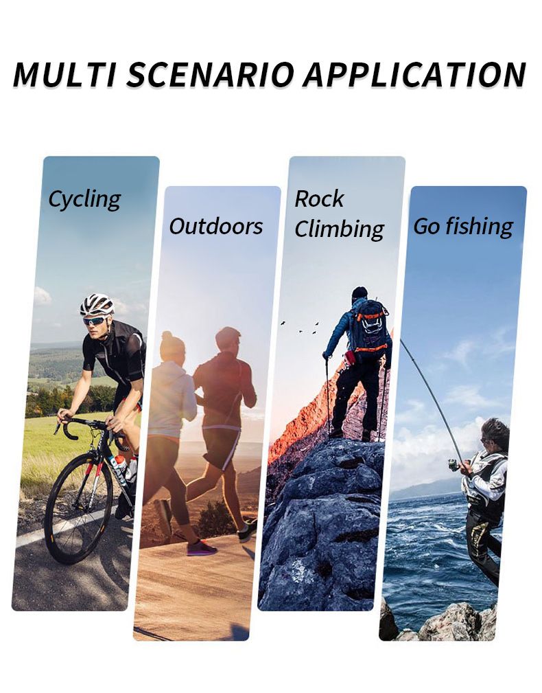 Occhiali da sole sportivi polarizzati per uomo, estivi, con parasole, alla moda, con montatura quadrata._voghion.com