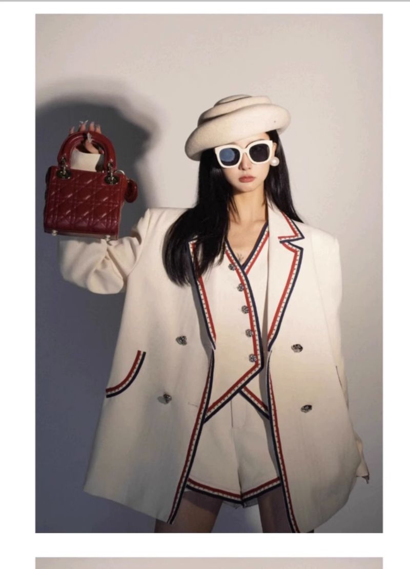 Ensemble trois pièces élégant et stylé pour femme, nouvelle collection printemps-automne 2025_voghion.com