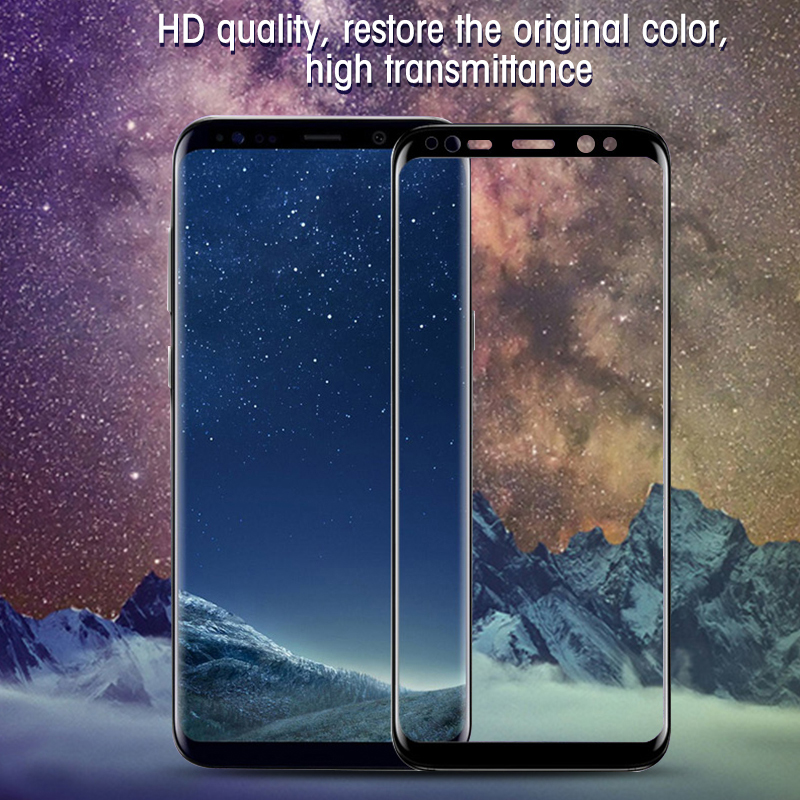 Zakrivljeno kaljeno staklo s punim poklopcem za Samsung Galaxy S9 S8 S10 S20 S21 S22 S23 Plus Note8 Note9 Note10 Note20 Ultra Glass zaštitna folija za zaslon_voghion.com