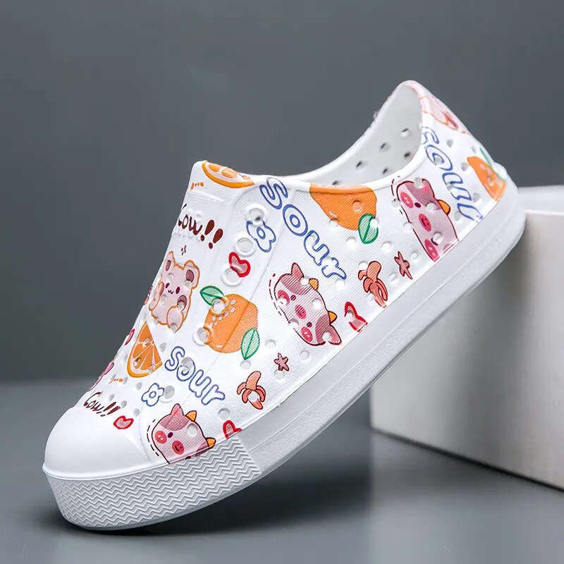 Hohlschaum-Laufschuhe für Jungen und Mädchen ziehen Strand-Sommer-Schwimmsandalen für Kinder an, leichte Wasserschuhe_voghion.com