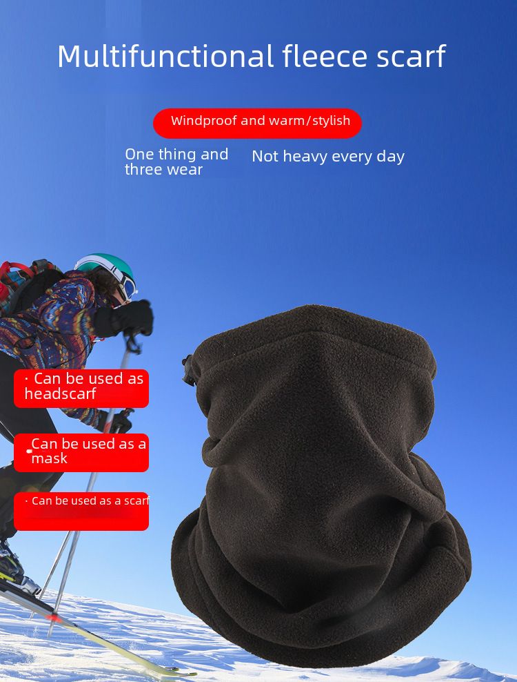 Boné de inverno polar fleece babador à prova de vento esportes esqui faixa de cabeça multifuncional máscara de equitação quente_voghion.com