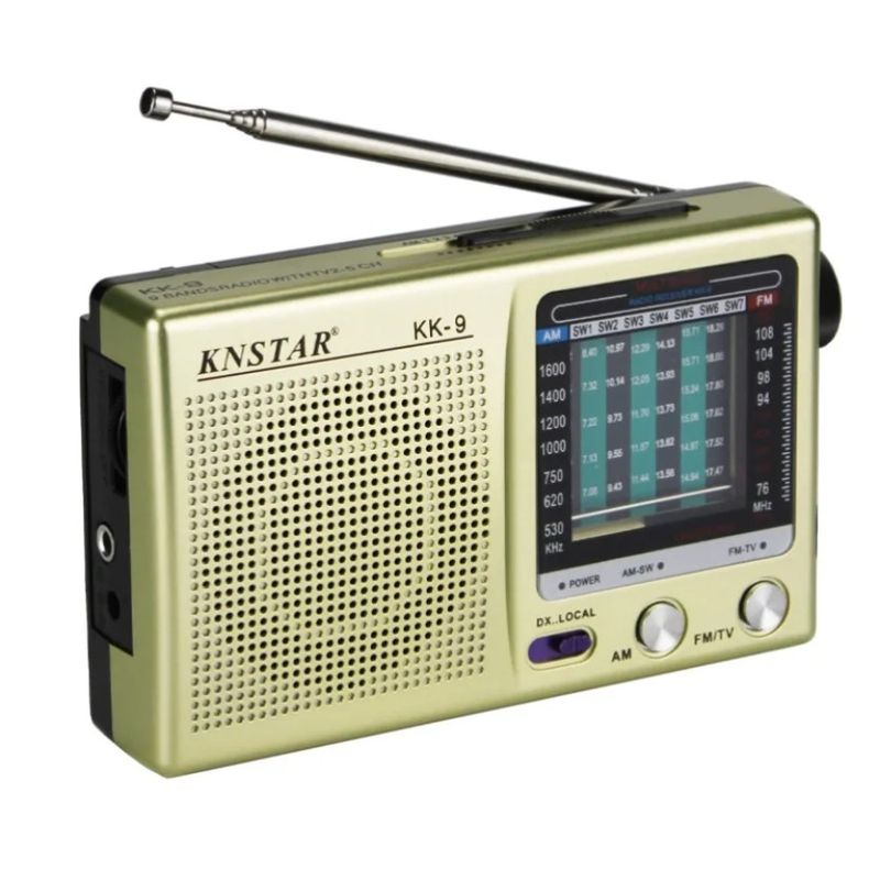 1KU Built-in Speaker Portable Mini Digital Radio SW/AM/FM Battery Operated Telescopic Antenna For Indoor Outdoor_voghion.com