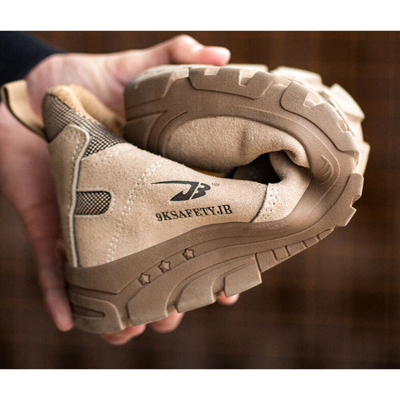 Bottes de travail de randonnée pour hommes, bottes tactiques légères à enfiler, imperméables, militaires d'extérieur, chaussures de sécurité antidérapantes_voghion.com