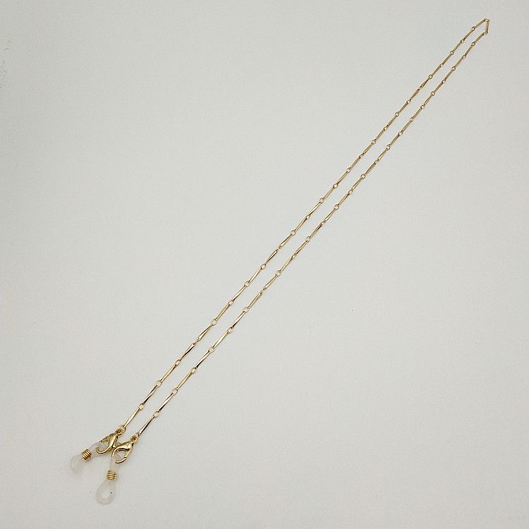 Bead Series Trendy Dual-use Mask Glasses 63 Hanging Metal Chain Pearl_voghion.com